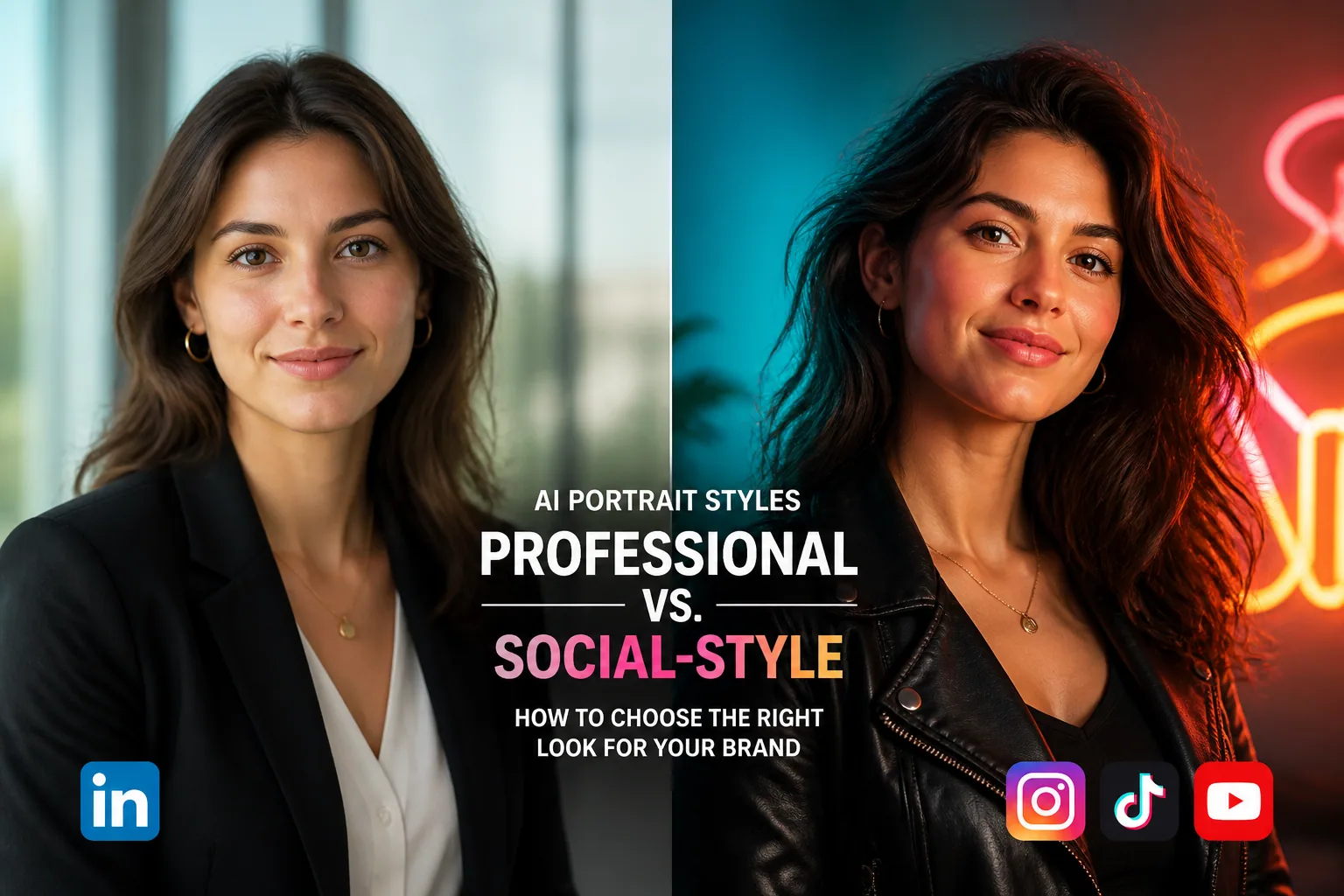 A Balanced Look at AI Portraits: What Builds Trust at Work vs. Social Appeal Online