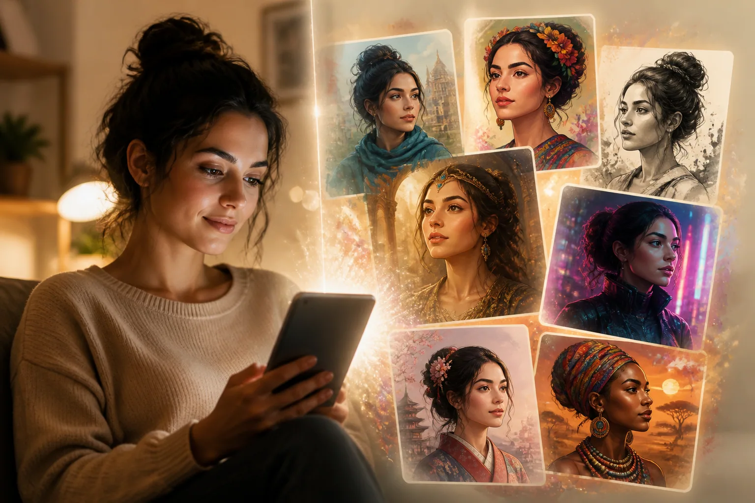 Beyond the Selfie: How AI Portraits Can Enhance Mental Well-Being and Self-Expression