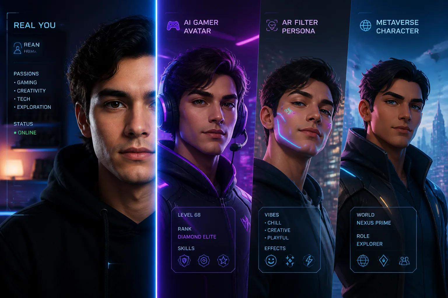 How AI Portraits Are Powering Your Virtual Presence—From Gaming, AR Filters & Metaverse Avatars