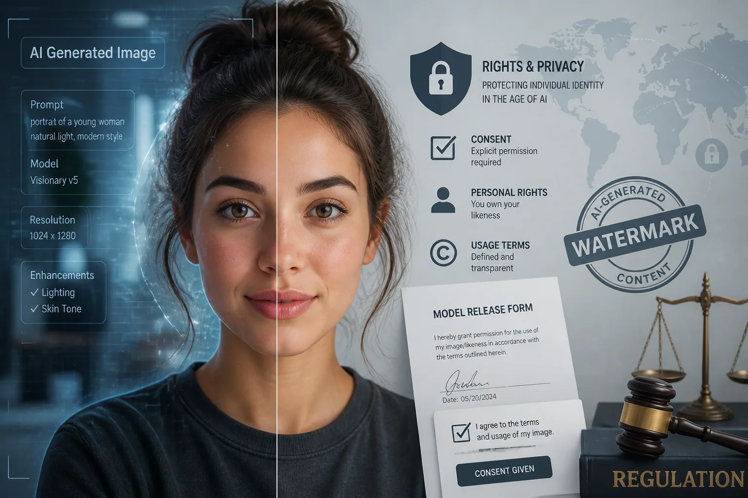 Your AI Portraits in a Regulated World: What You Need to Know About Rights, Labels & Laws