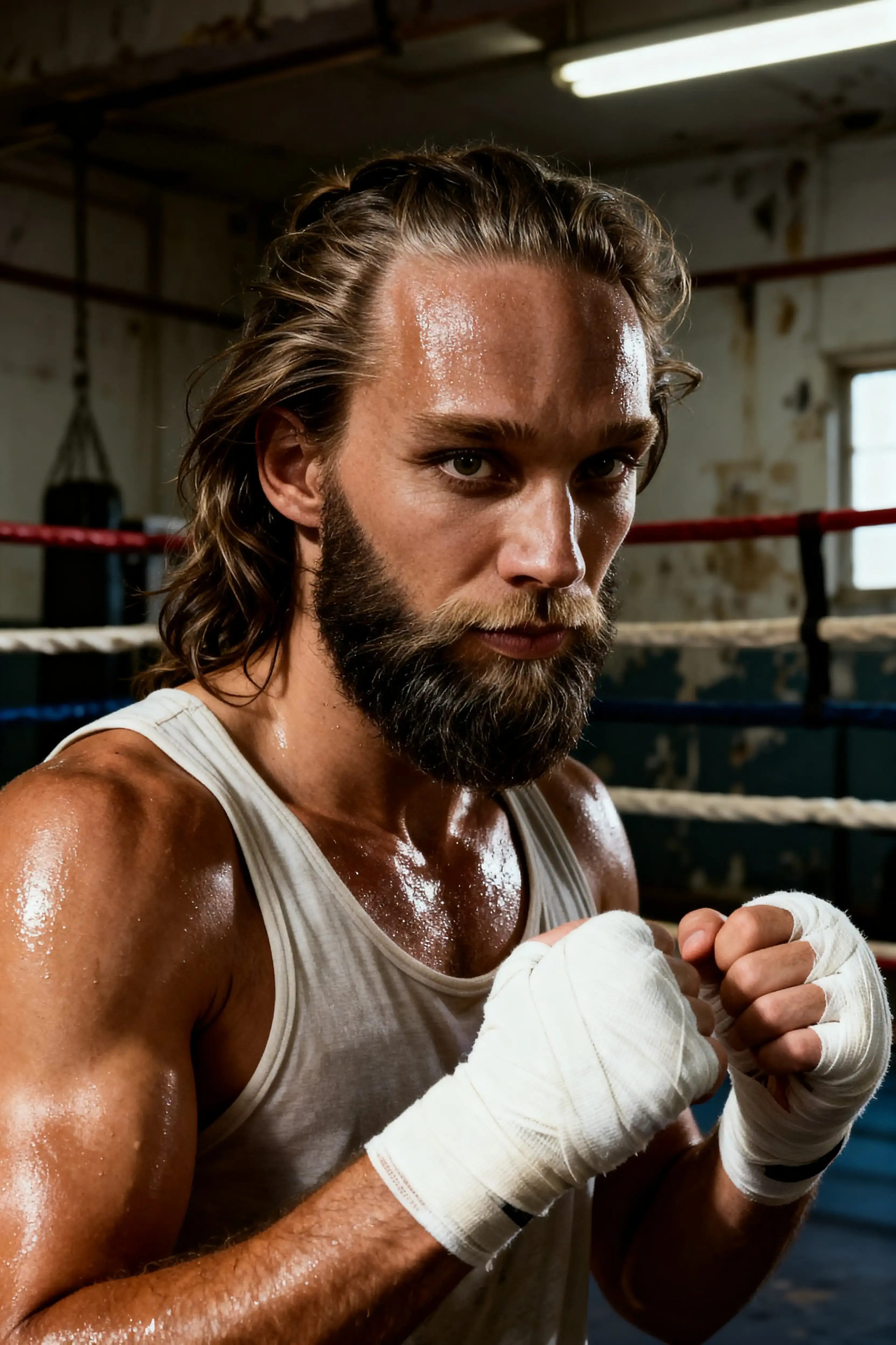 🥊 Boxing Gym AI Portrait example for men