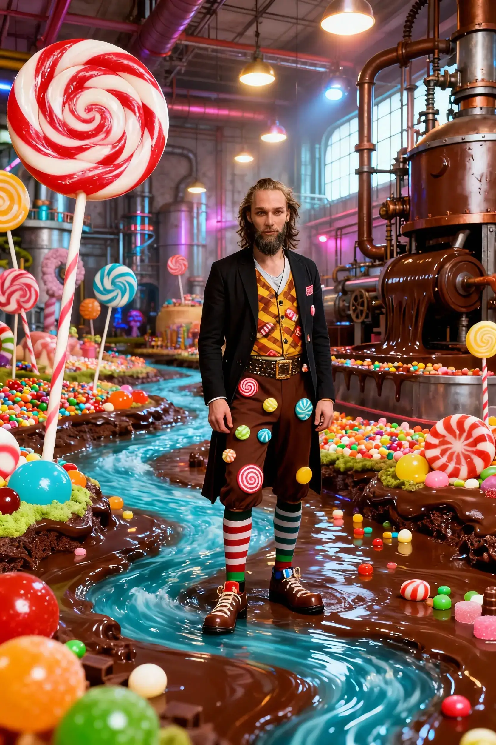 Charlie And The Chocolate Factory AI Portrait for Men