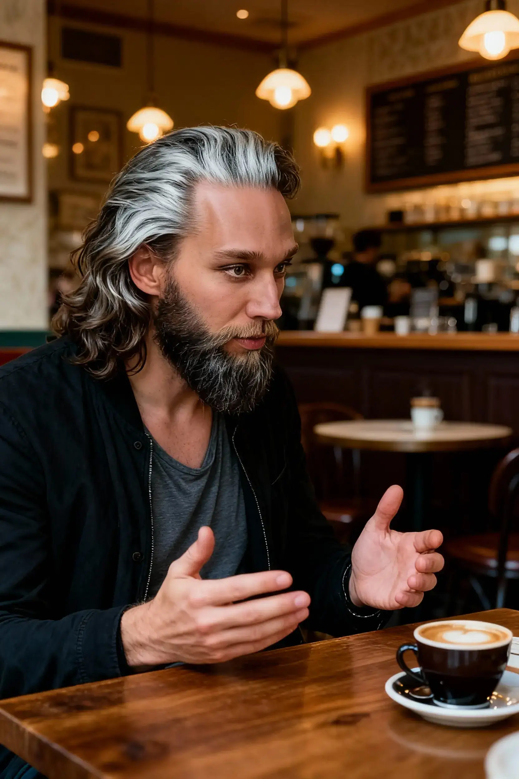 Coffee Shop Vibes AI Portraits AI portrait for man