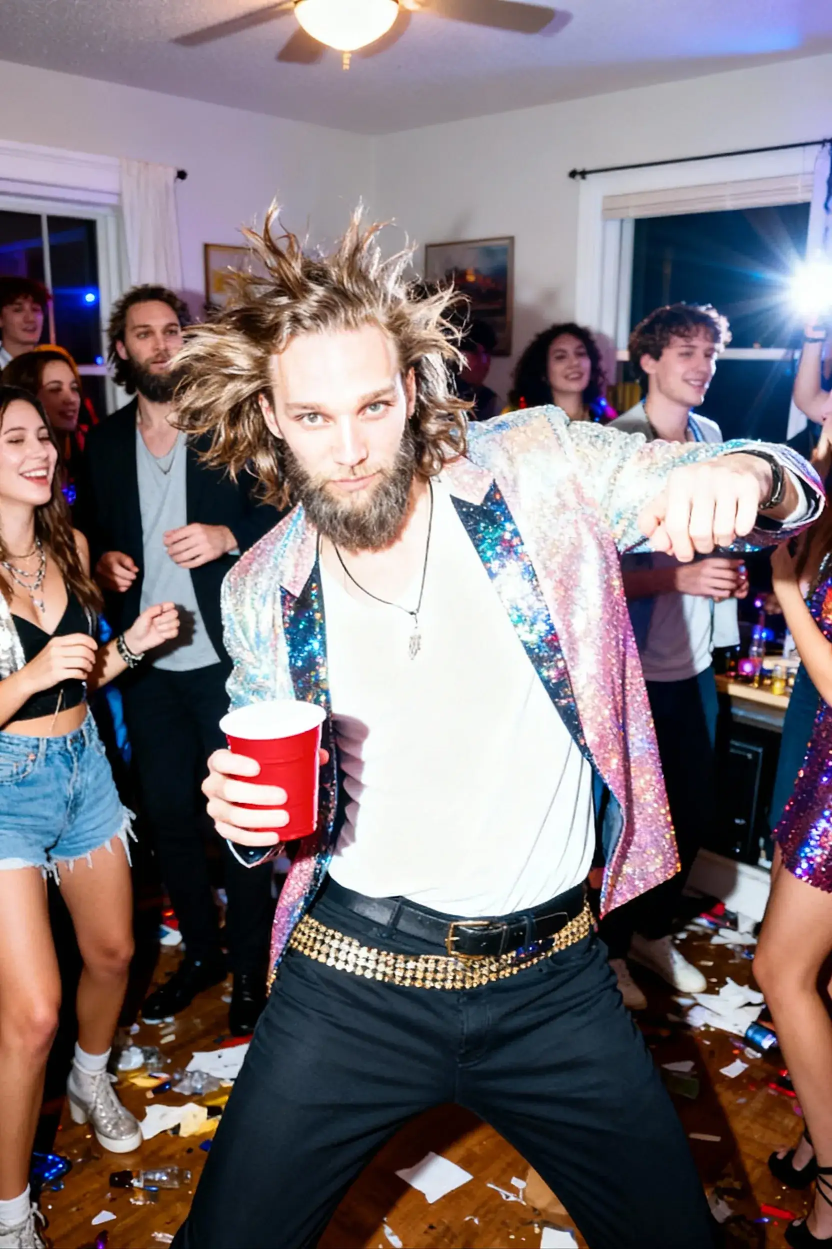 College Party AI Portrait for Men