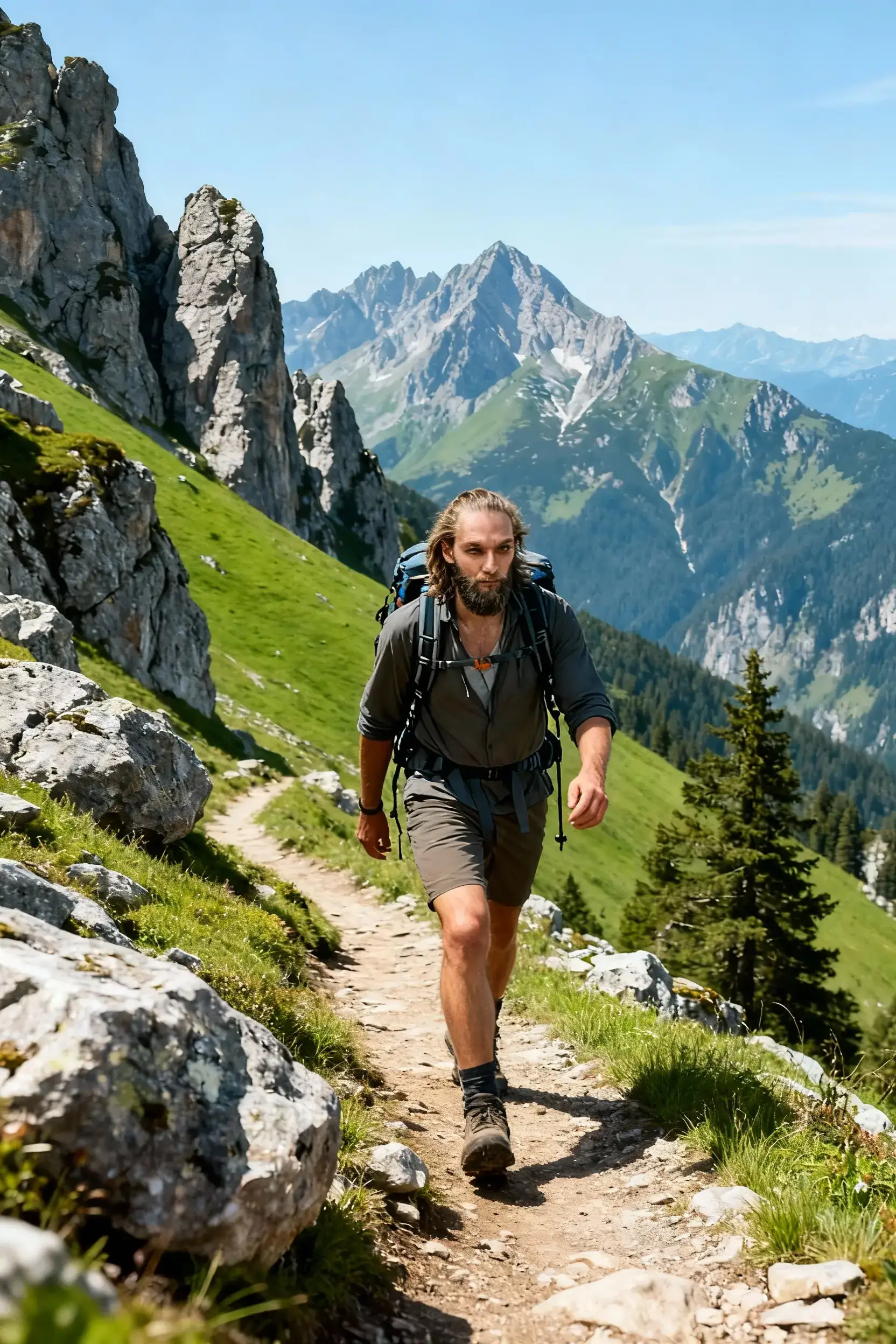 See yourself as Mountain Explorer with AI