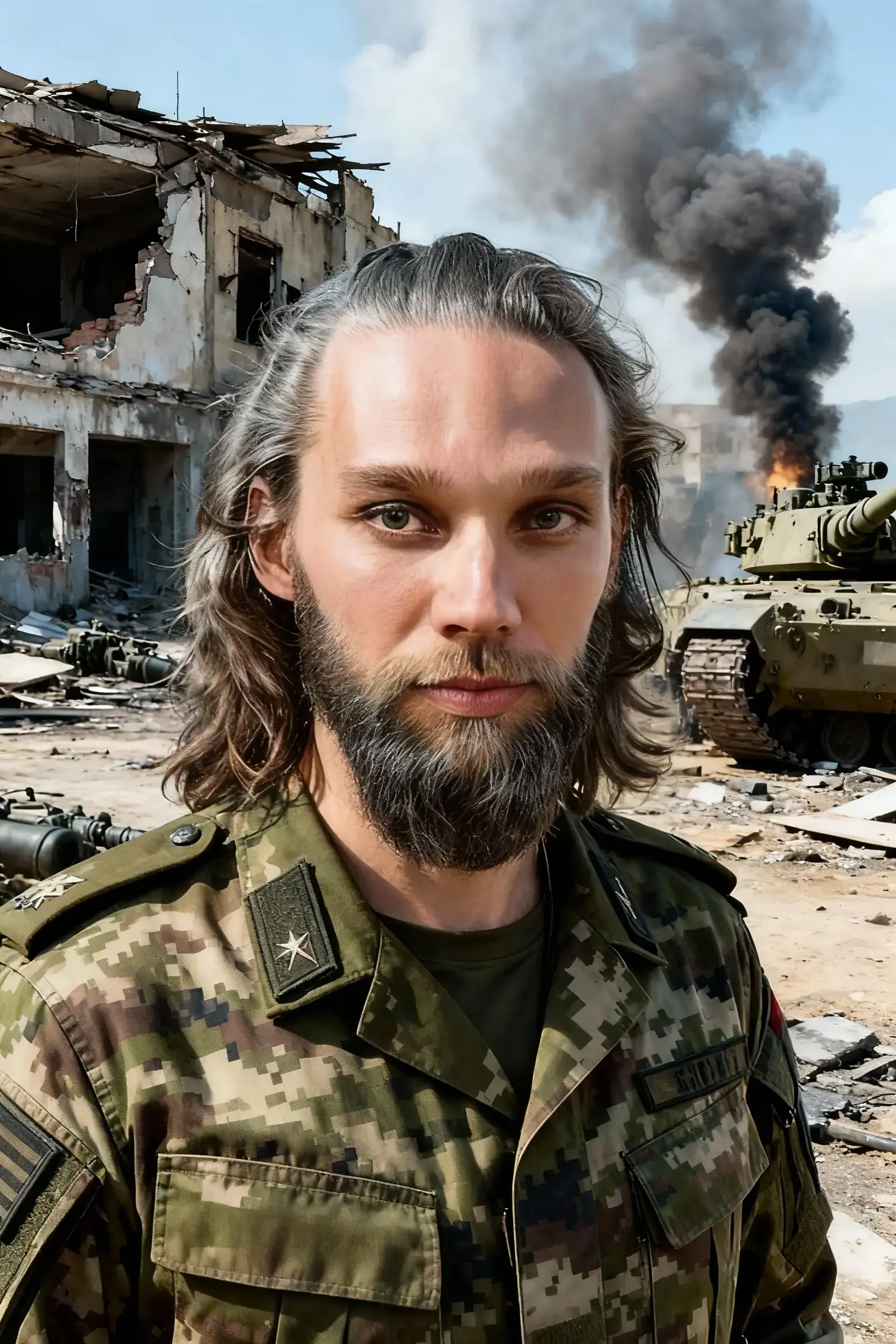 See yourself as Military Hero with AI