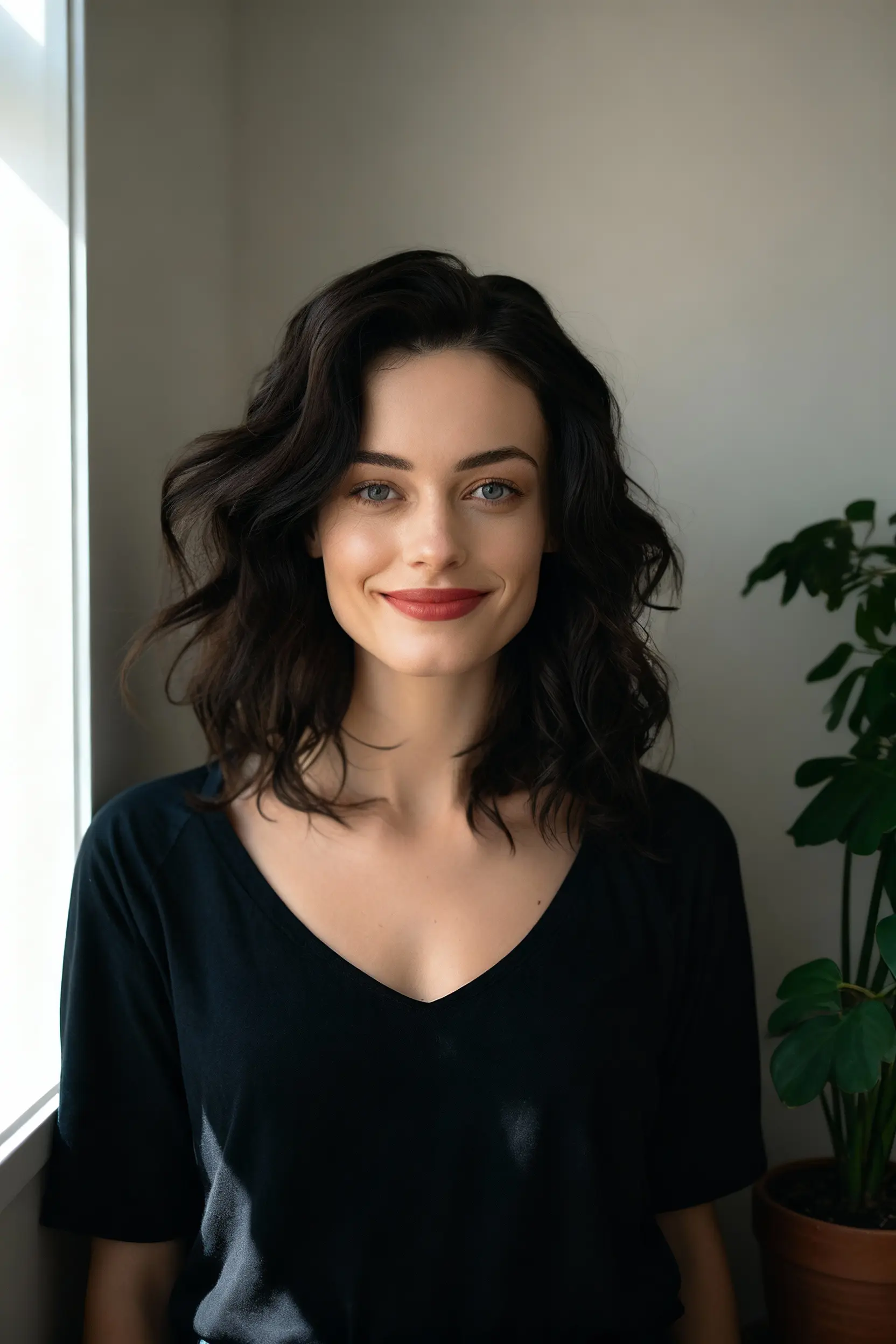 AI generated casual style portrait