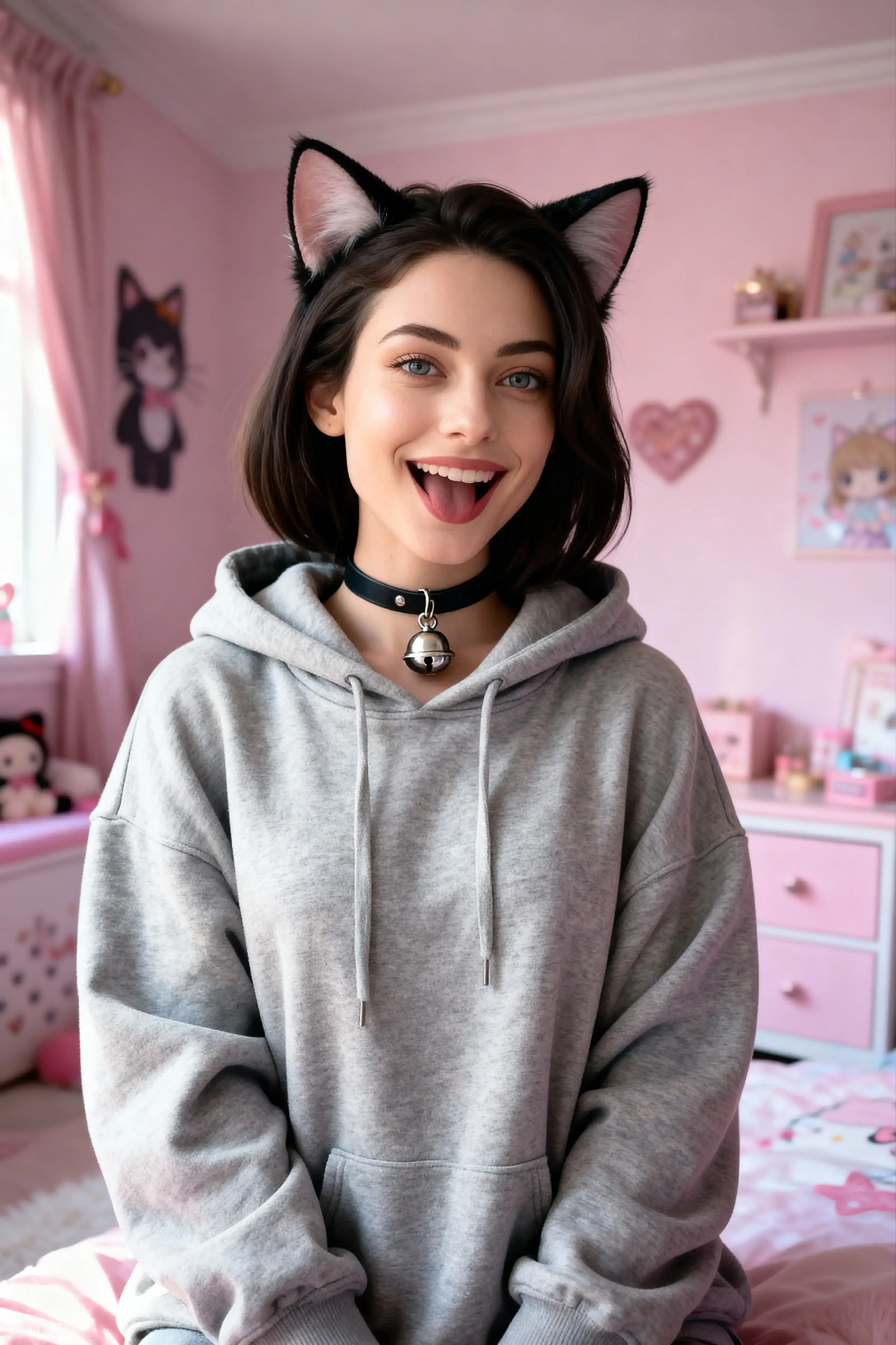 Catgirl style portrait