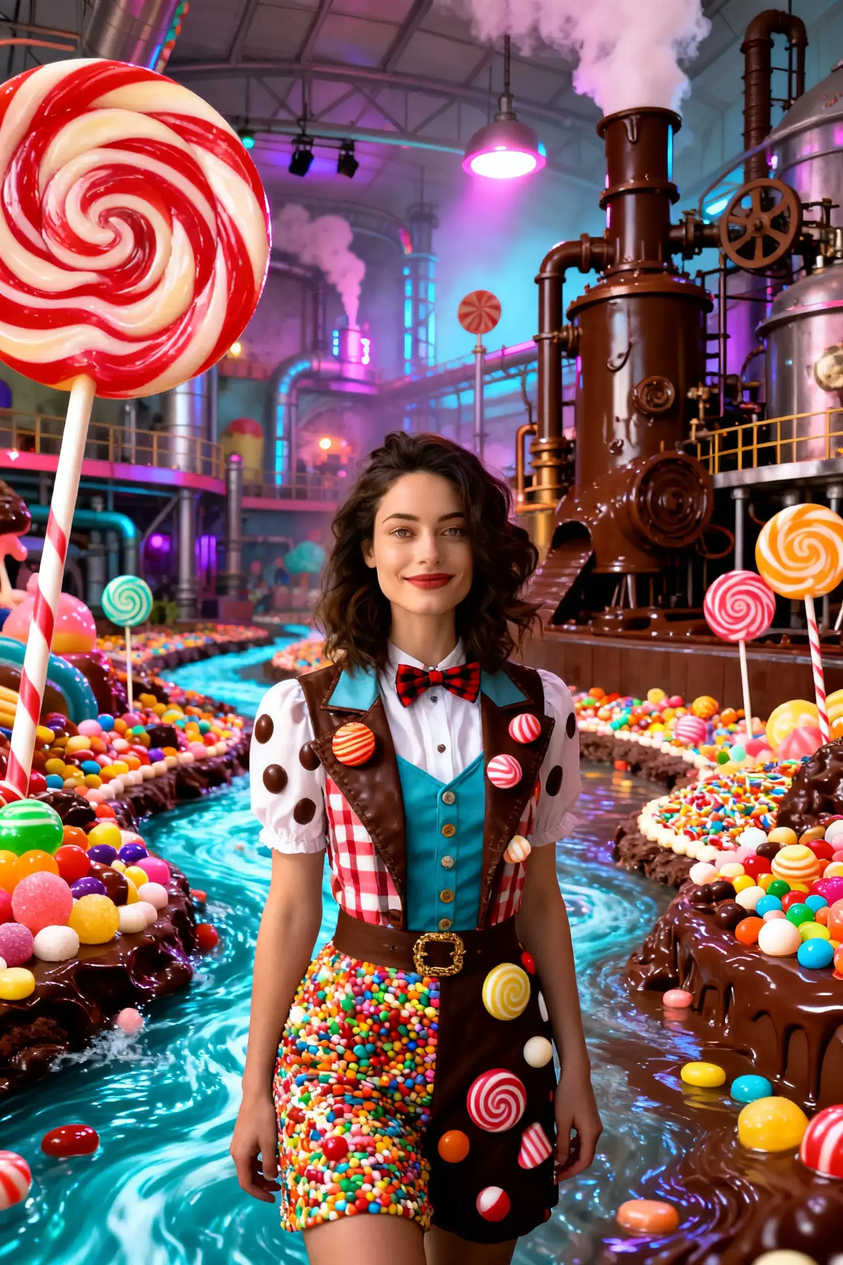 Charlie and the Chocolate Factory style portrait