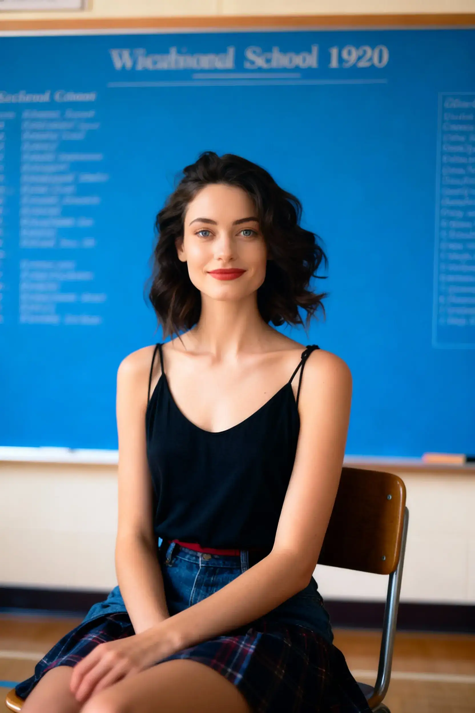 College Yearbook style portrait