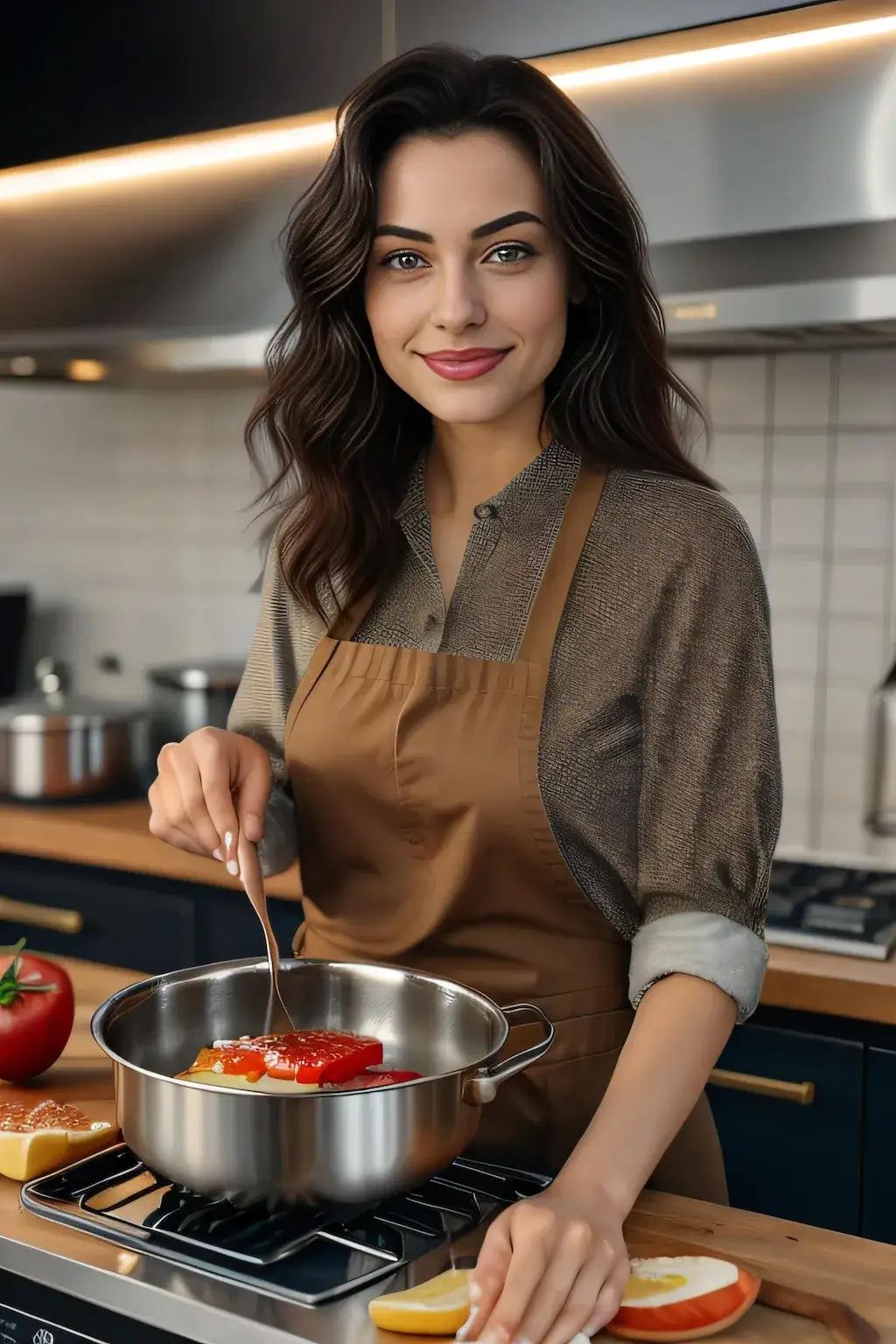 Cooking AI Portrait for Women