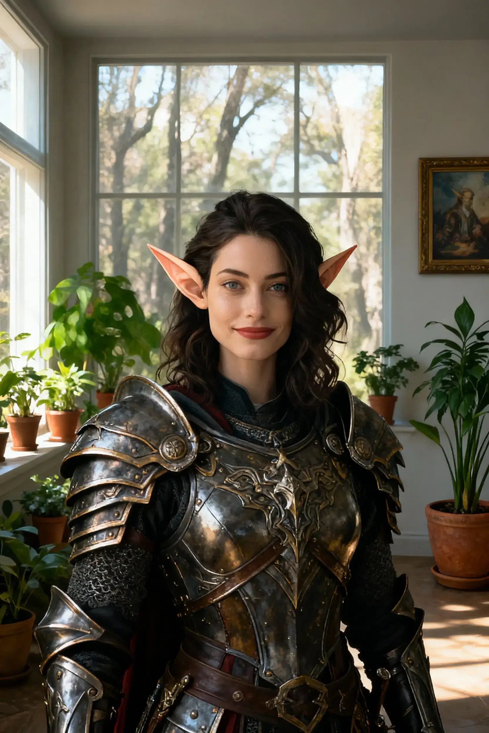 Mystical Elf style portrait
