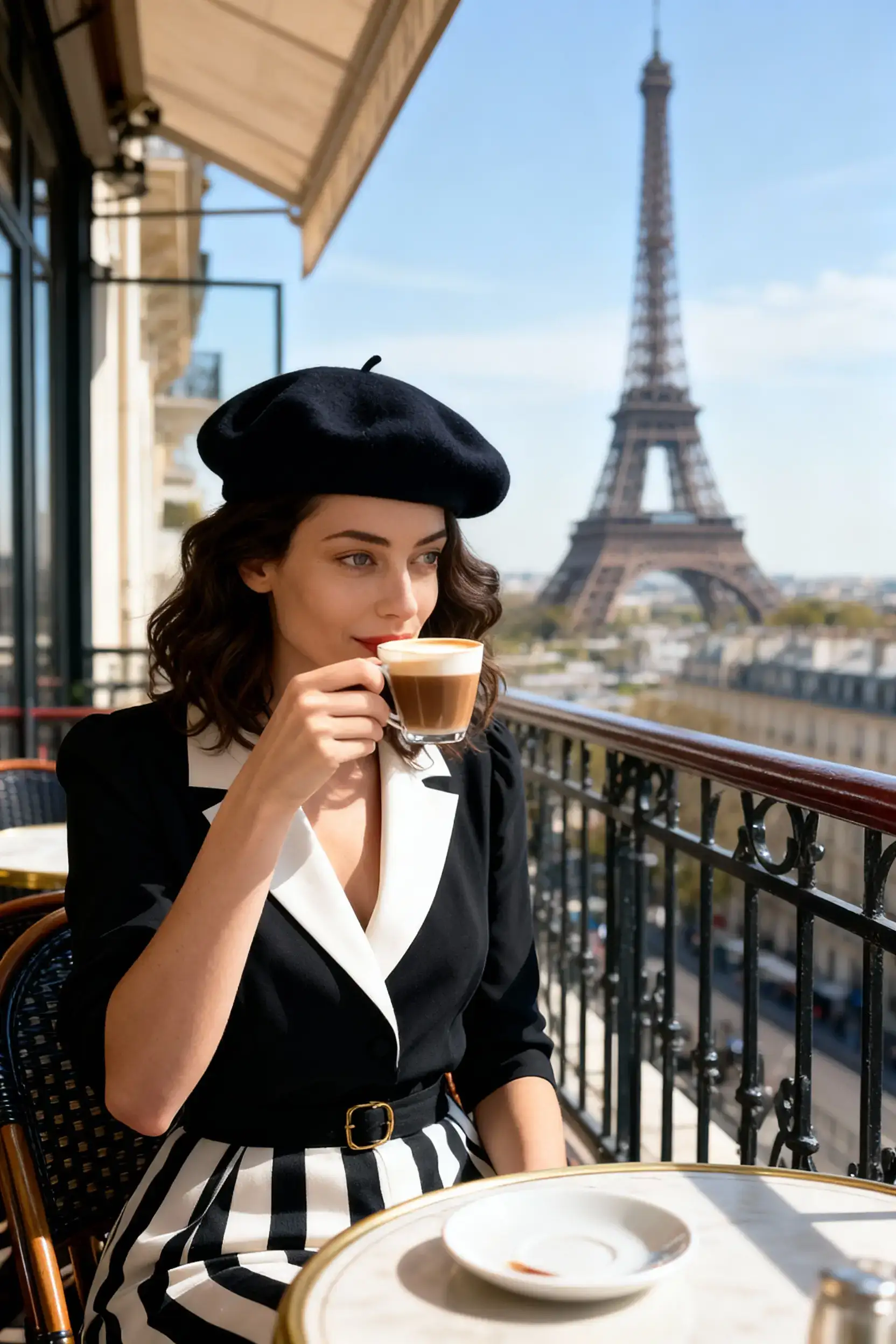 Parisian Chic AI Portraits AI portrait for woman