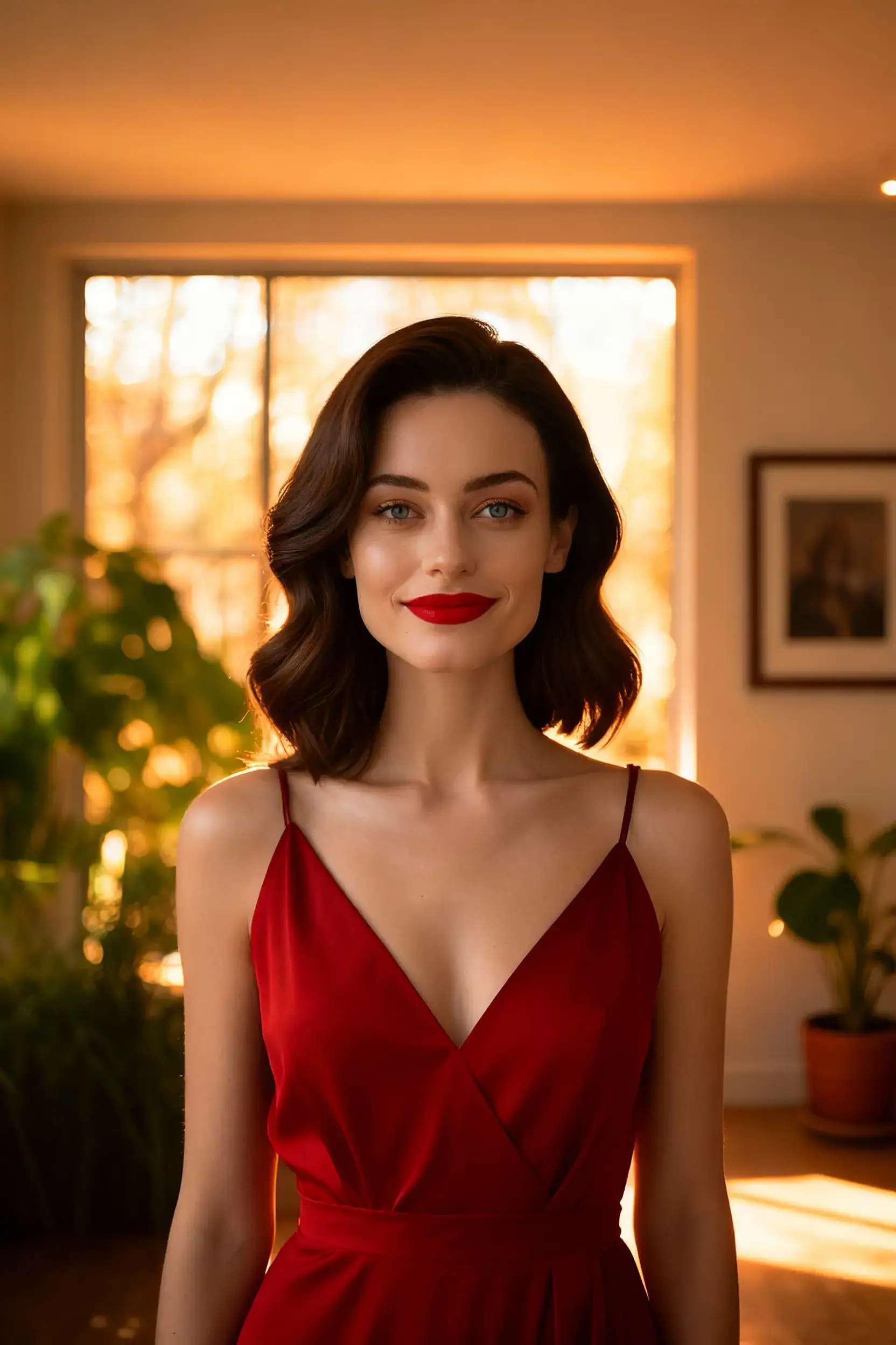 Red Carpet Glam style portrait