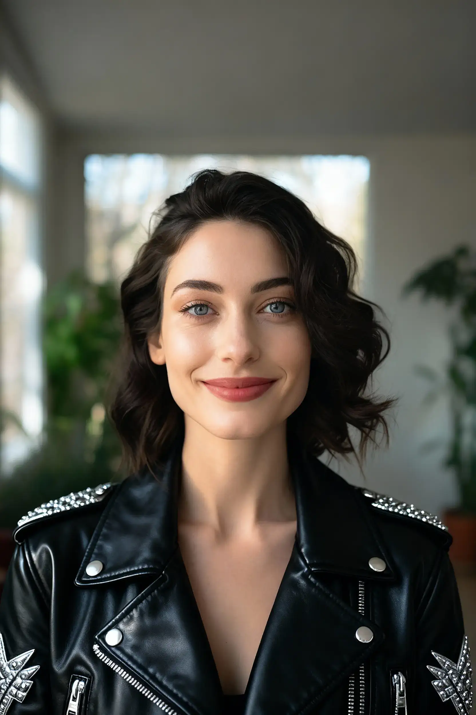 Leather Jacket style portrait