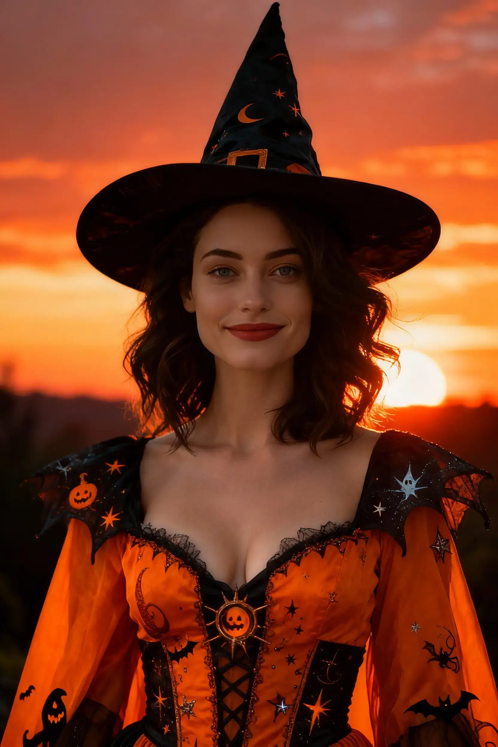 Mystical Halloween AI Portrait for Women