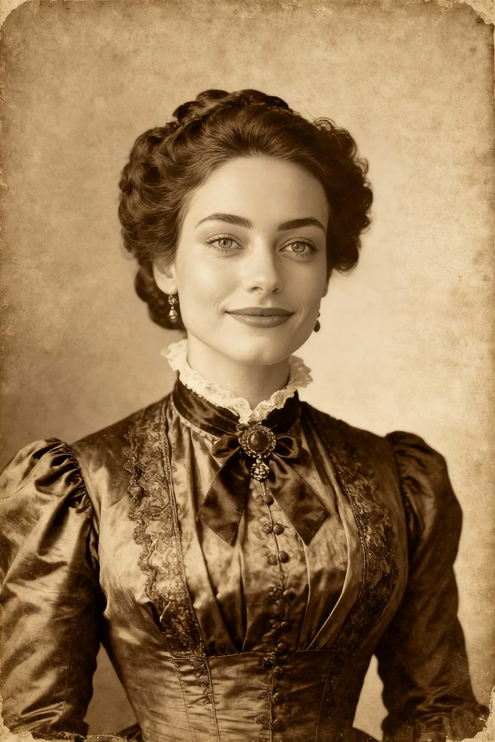 Selfie AI woman portrait style Old Portrait generated with the mobile app