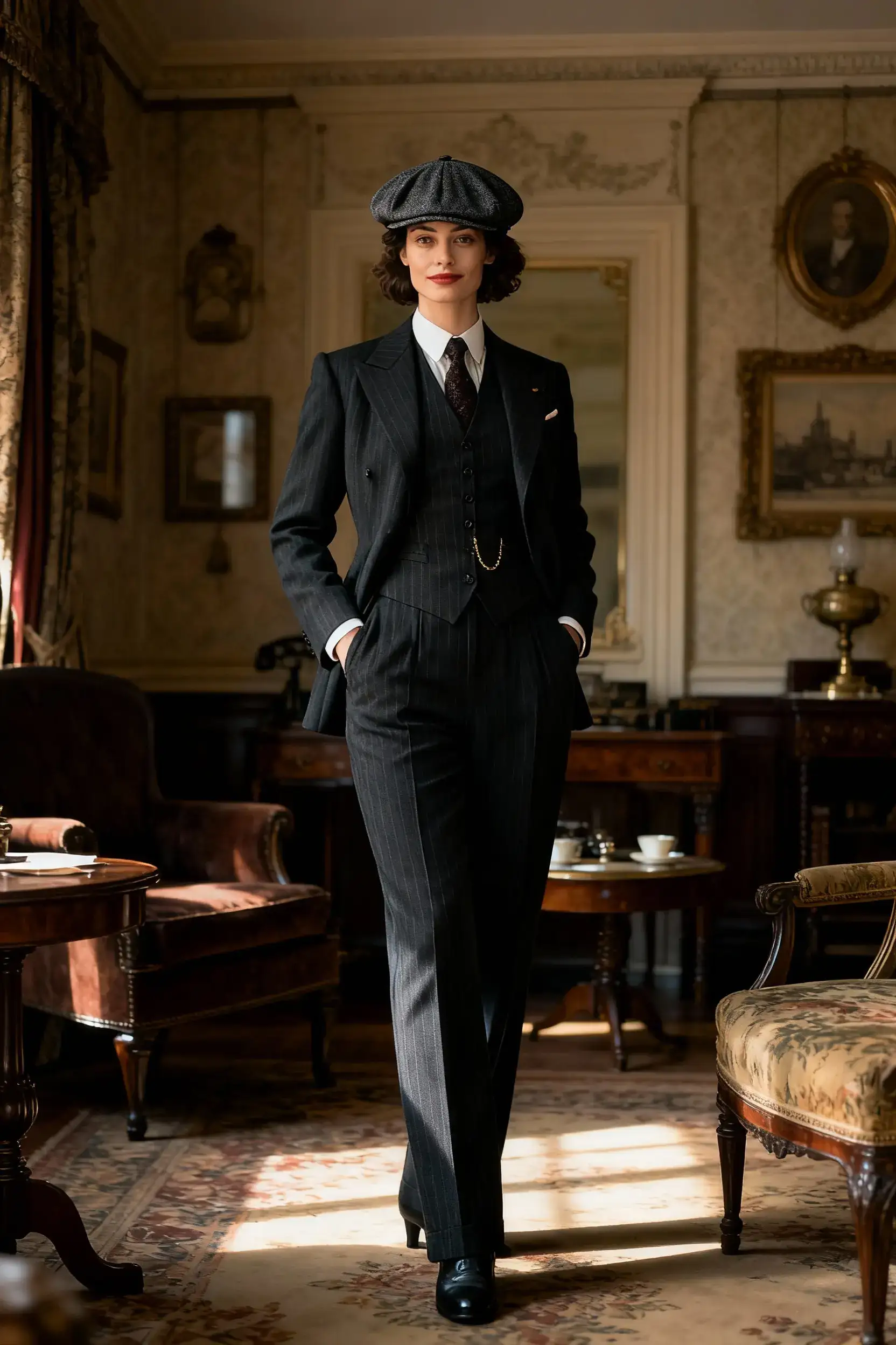Peaky Blinders AI Portrait for Women