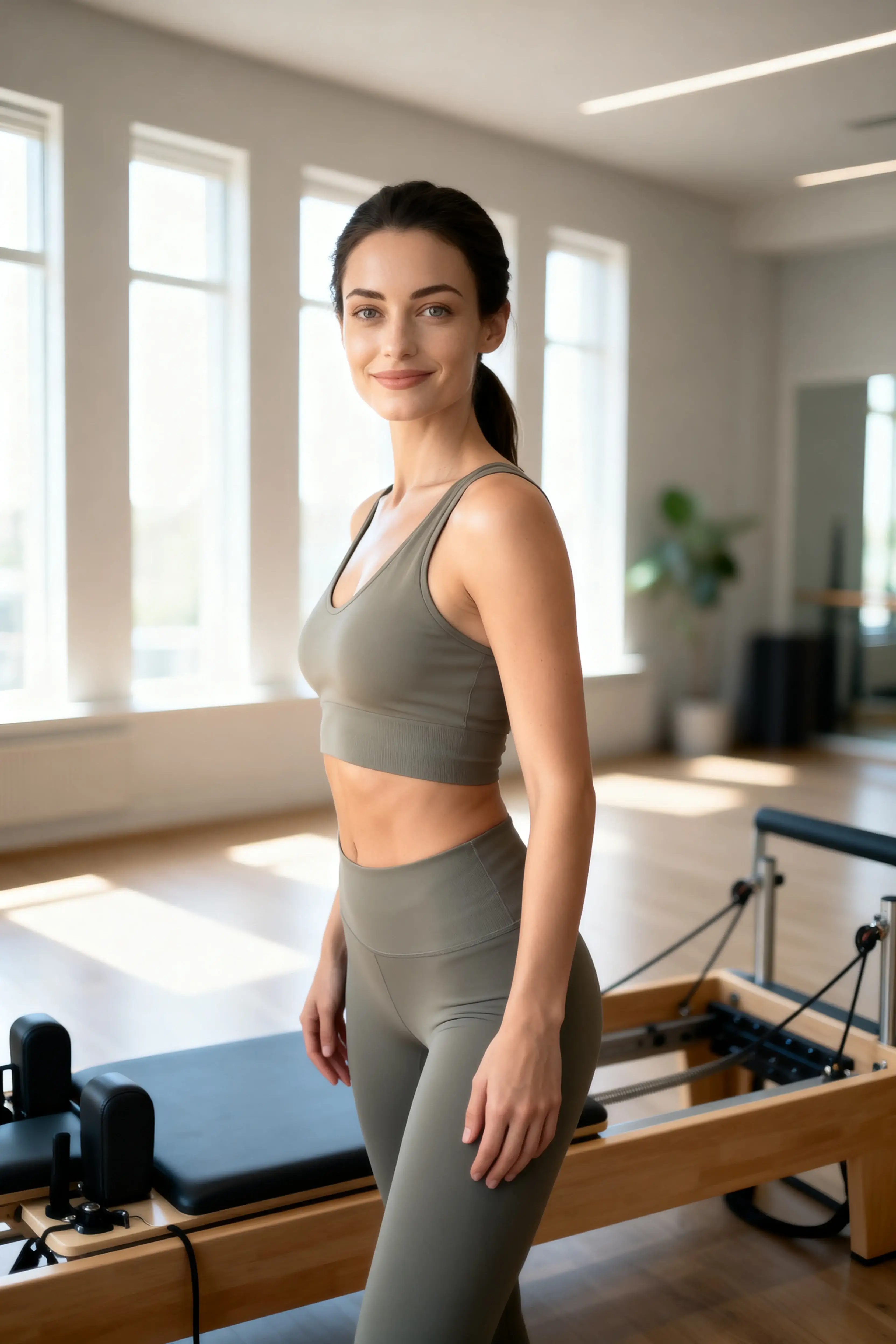 Pilates Studio AI Portraits AI portrait for woman