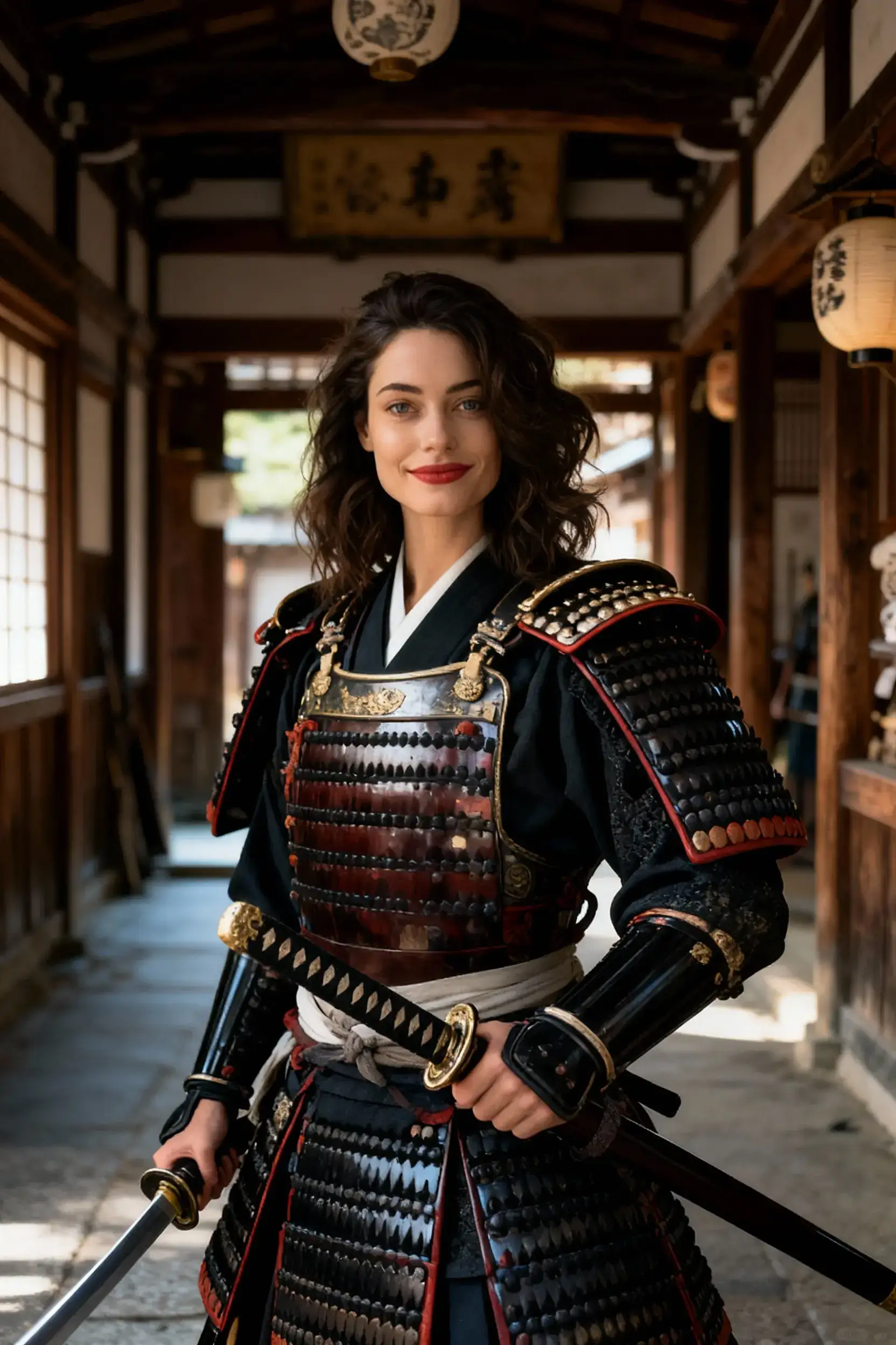 Samurai Warrior style portrait
