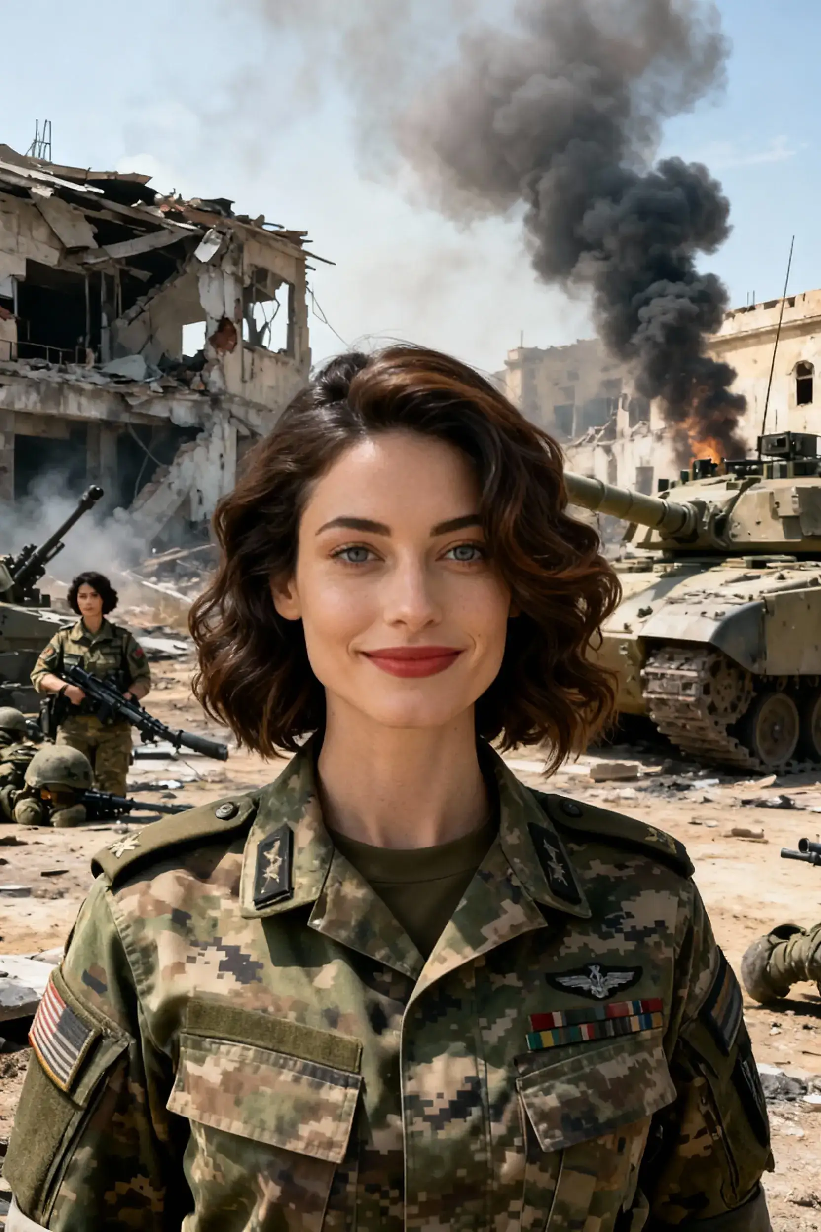 Soldier AI Portrait for Women