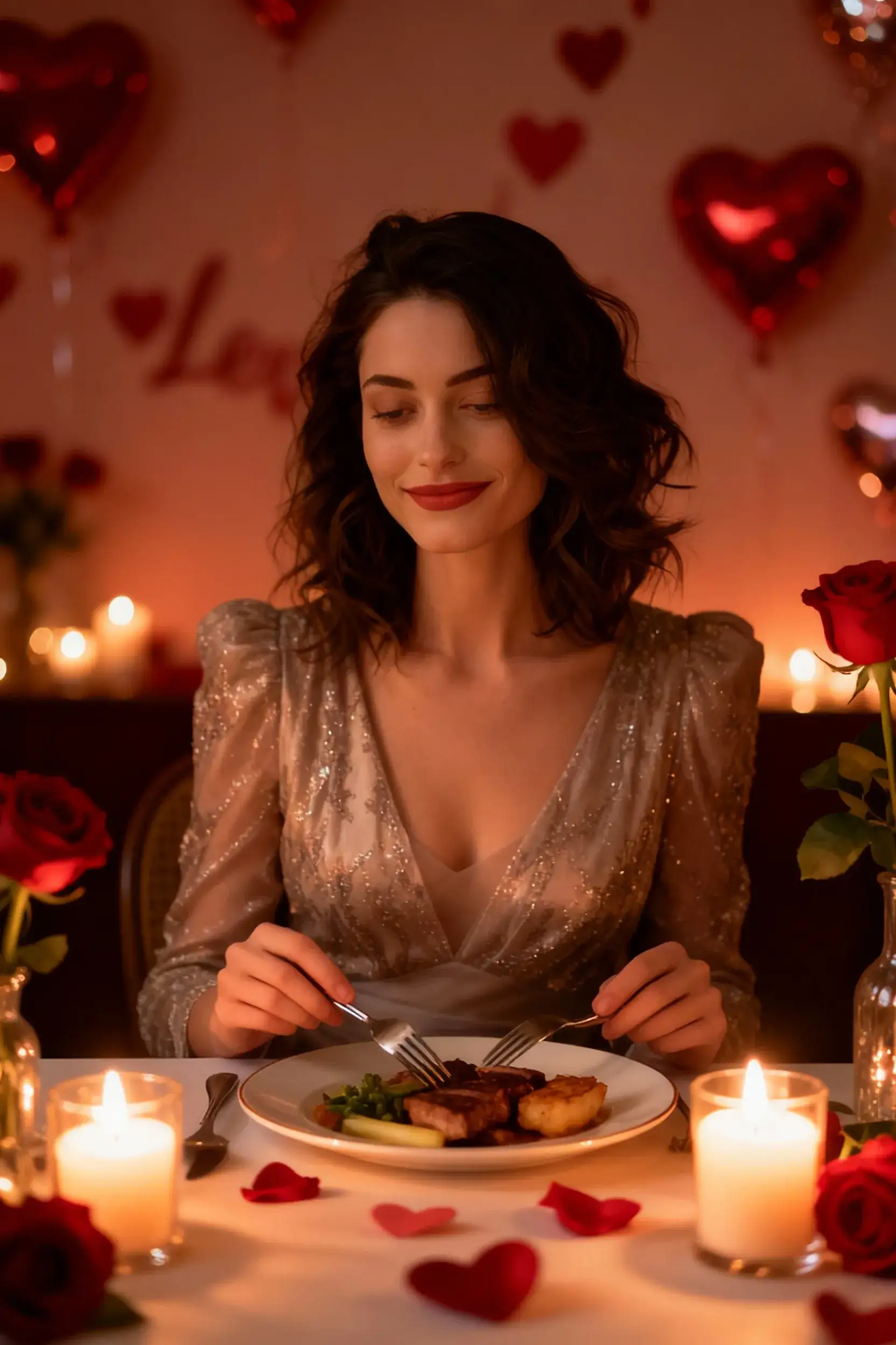 Valentine's Day style portrait