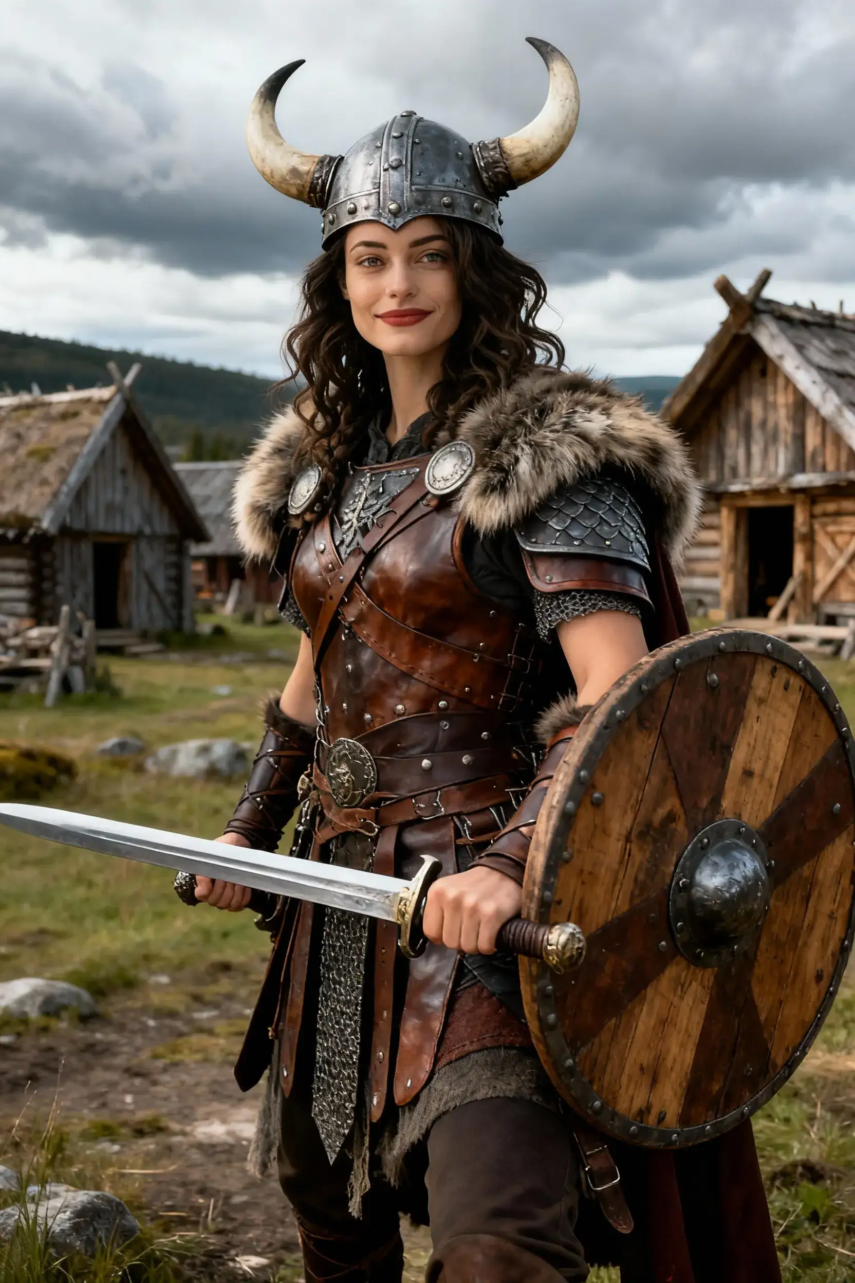 Norse Warrior style portrait